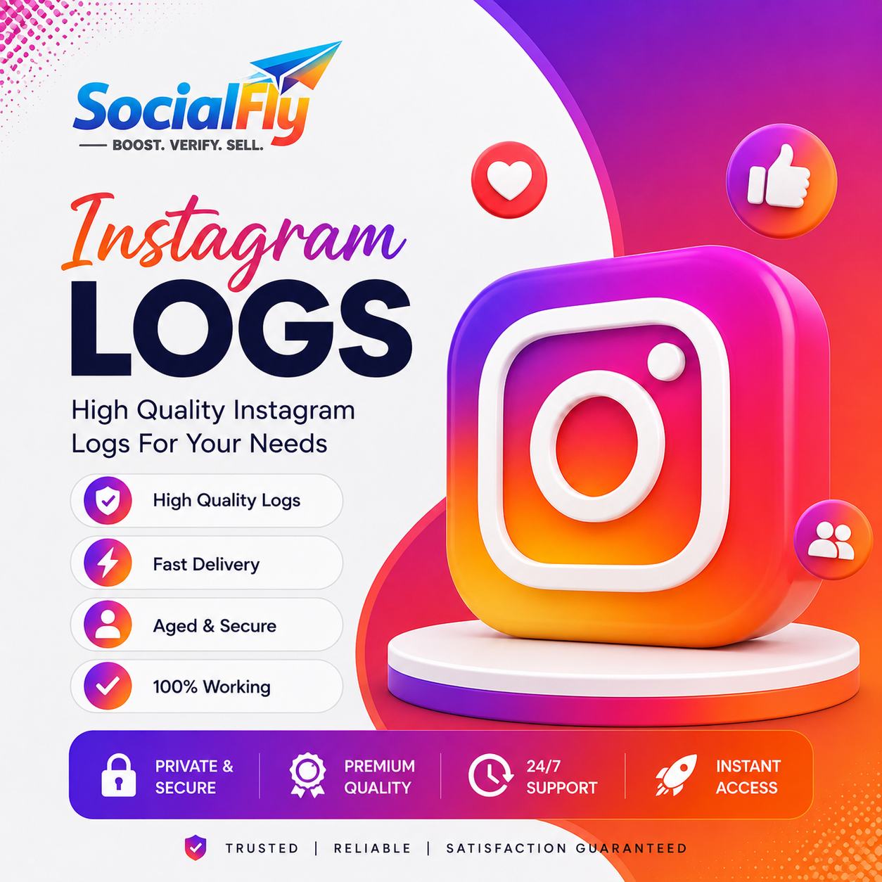 IG Accounts | The accounts are registered from 2025 to 2026 using IPs from different countries.