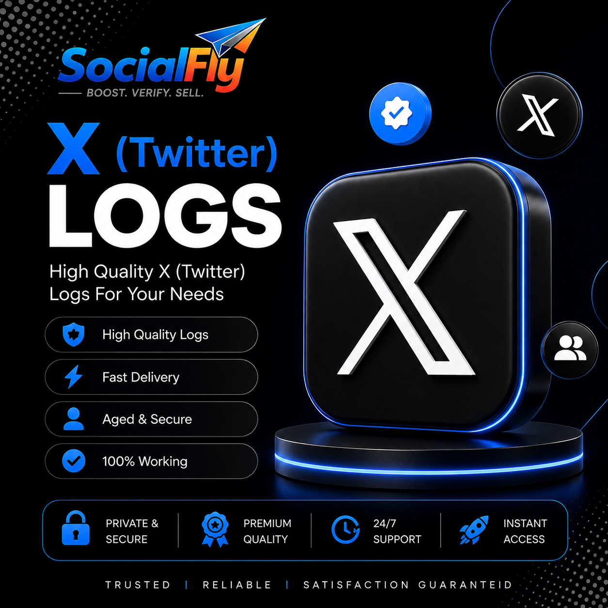 x.com(Twitter) Accounts | Male or female. 2FA in the set. Accounts are registered in IP addresses of MIX.