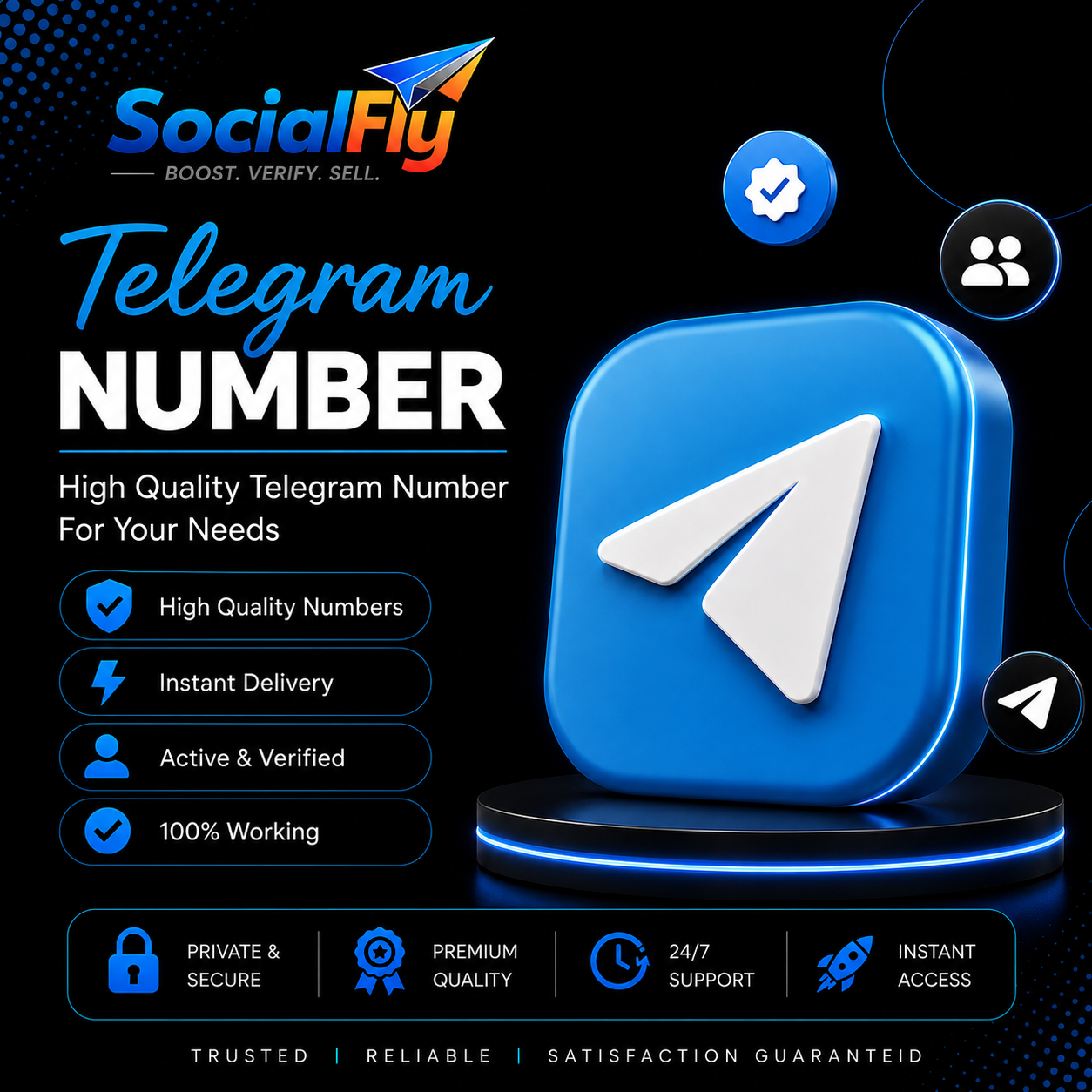 Telegram Accounts | US Number +1 | Registered with phone numbers in Canada.